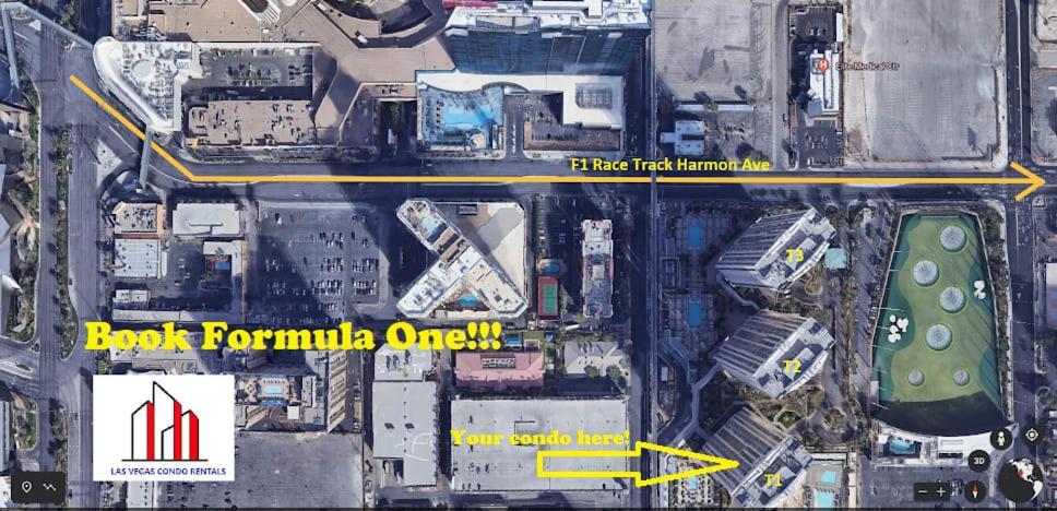 Mgm Signature-29-607 F1 Track & Strip View Balcony Las Vegas Eksteriør bilde